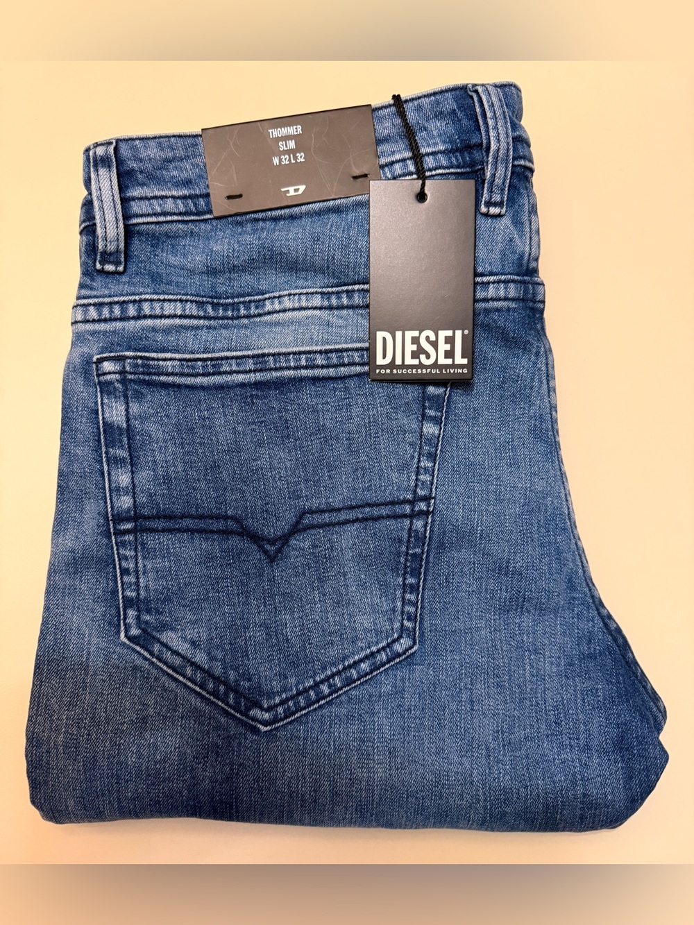 Diesel Men’s Slim Jeans in Medium Blue(brand new)